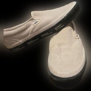 WTAPS x VANS slip-on shoe.